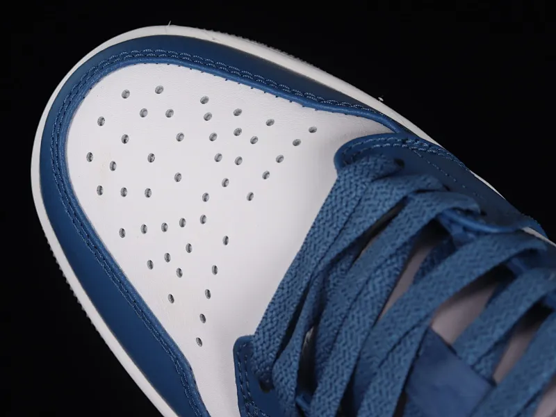 All categories Air Jordan Jordan series basketball shoes Air Jordan 1 Low G version pure original Air Jordan 1 Low "French Blue" AJ1 Joe 1 white blue cultural low-top casual sneakers 553558-412